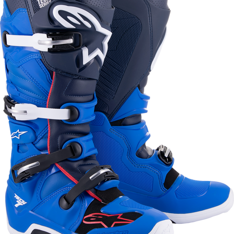 ALPINESTARS Tech 7 Boots - Blue/Red/Navy - US 8 2012014-7058-8