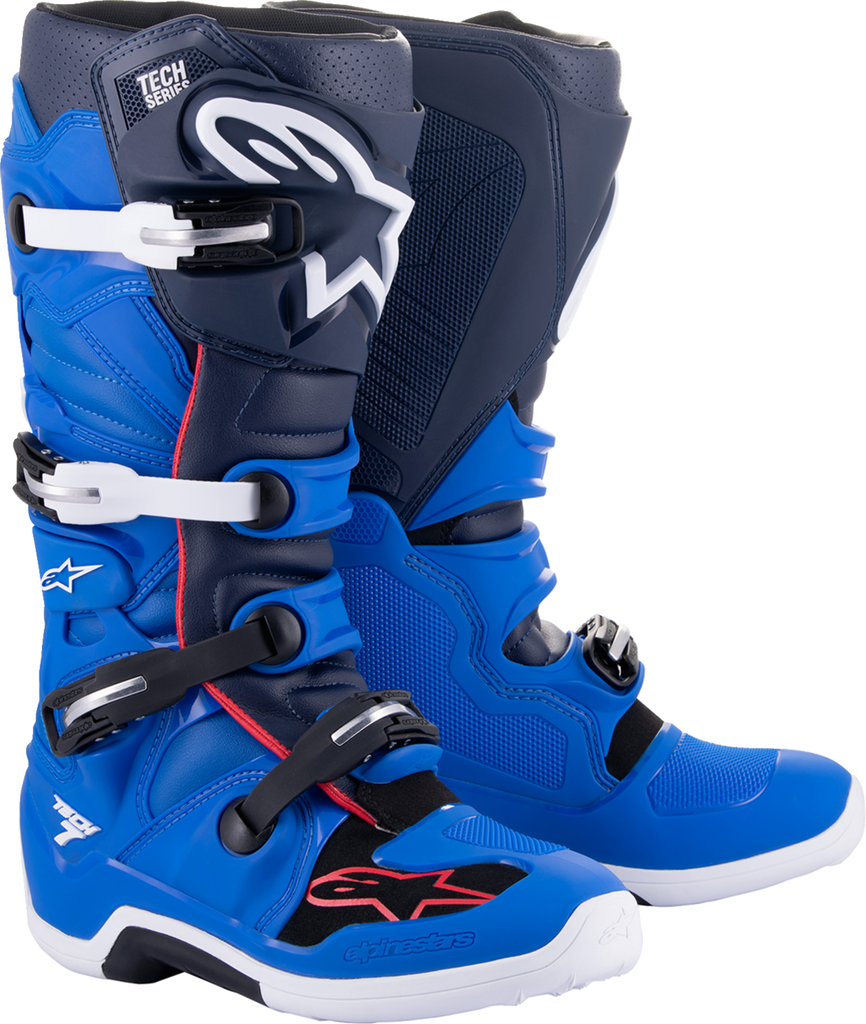 ALPINESTARS Tech 7 Boots - Blue/Red/Navy - US 11 2012014-7058-11