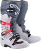 ALPINESTARS Tech 7 Enduro Boots - Gray/Red - US 9 2012114-9204-9