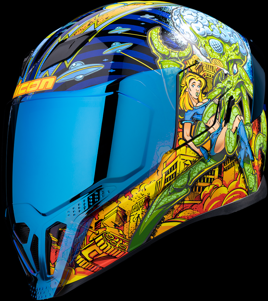 ICON Airflite Bugoid Blitz Helmet Blue XL 0101-15550