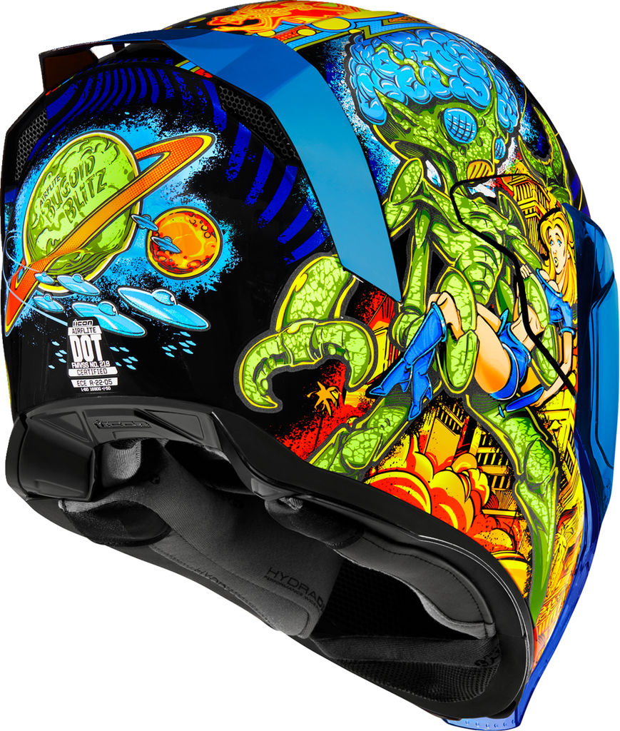 ICON Airflite Bugoid Blitz Helmet Blue XL 0101-15550