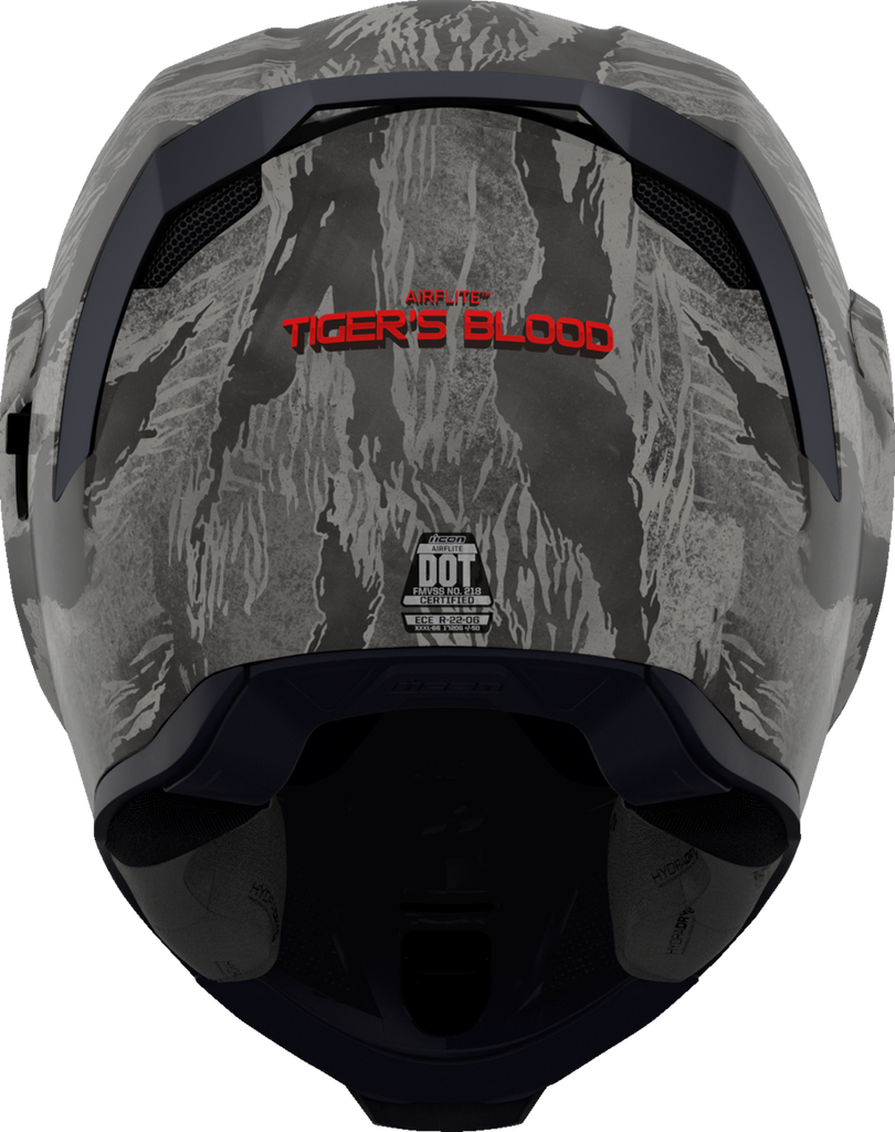 ICON Airflite Tiger's Blood MIPS Helmet, Gray, 2XL – 0101-16245