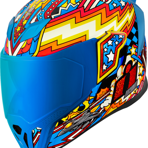 ICON Airflite™ Flyboy Blue Helmet, 3XL - 0101-16016