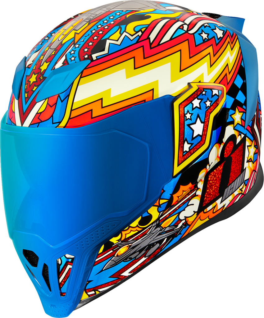 ICON Airflite Flyboy Blue Helmet, 2XL - 0101-16015