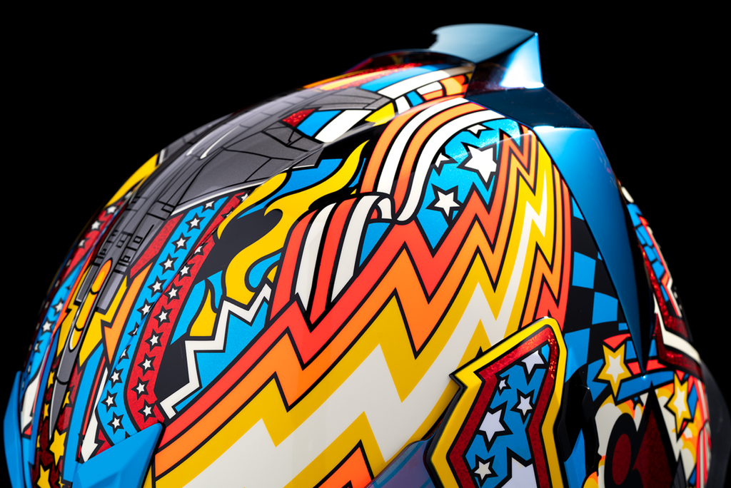 ICON Airflite Flyboy Blue Helmet, 2XL - 0101-16015
