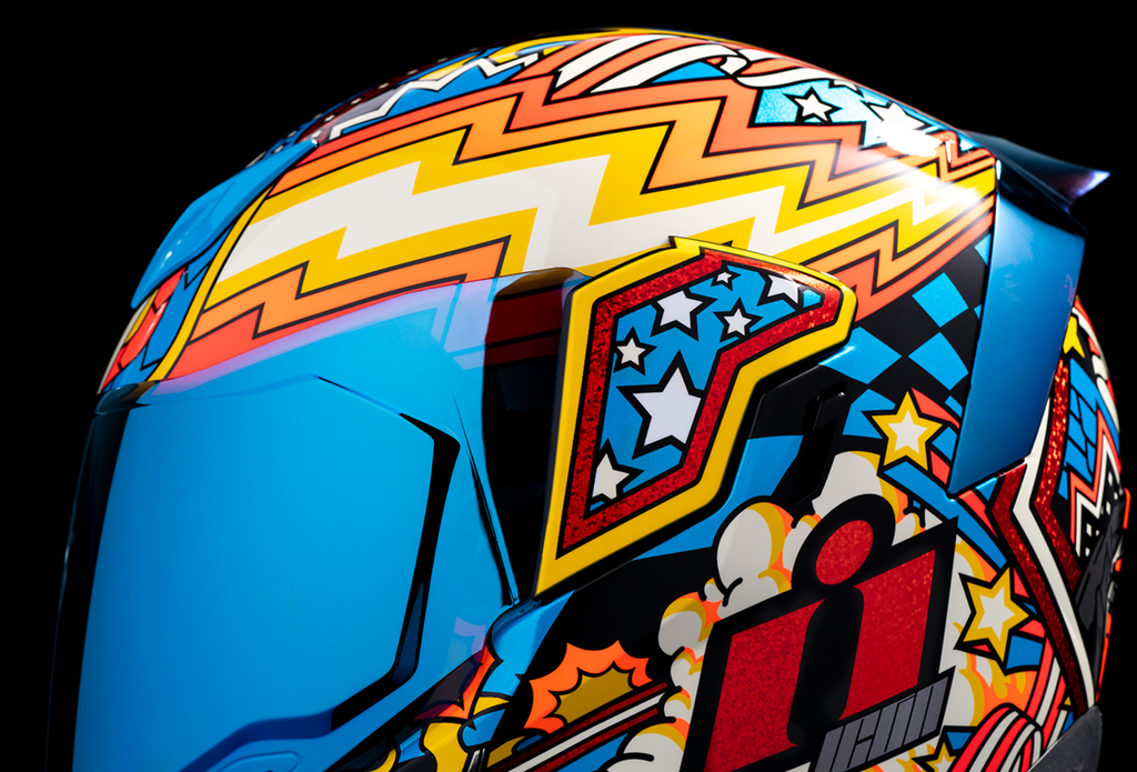 ICON Airflite Flyboy Blue Helmet, 2XL - 0101-16015