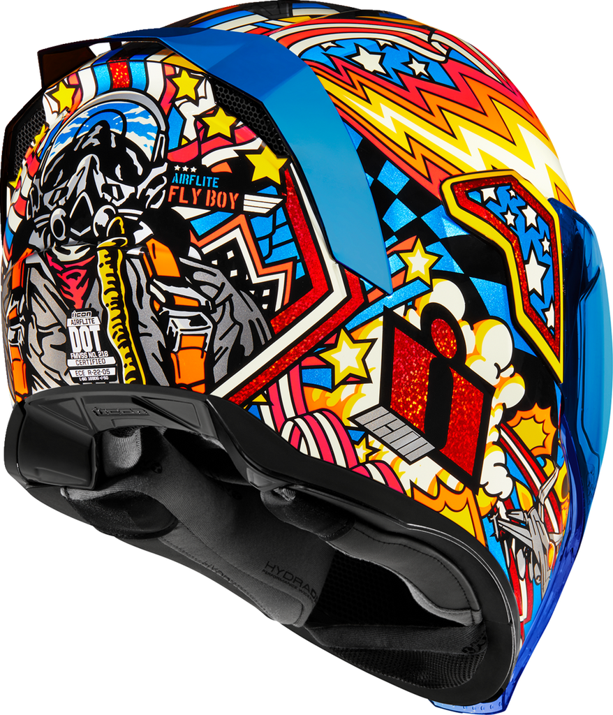 ICON Airflite Flyboy Blue Helmet, 2XL - 0101-16015