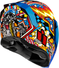 ICON Airflite™ Flyboy Blue Helmet, XS – 0101-16010