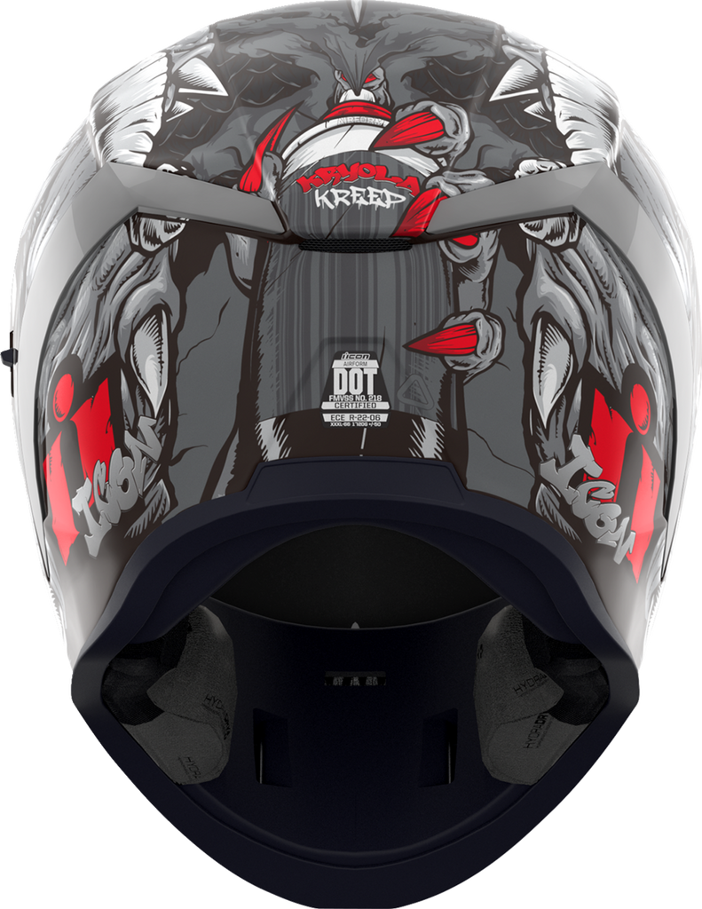 ICON Airform Kryola Kreep MIPS Silver Helmet, XL - 010116957