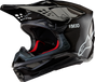 ALPINESTARS Supertech M10 Helmet - Solid - MIPS? - Gloss Black Carbon - Small 8300323-1188-S