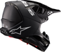 ALPINESTARS Supertech M10 Helmet - Flood - MIPS? - Black/Dark Gray - Small 8301023-1310-S