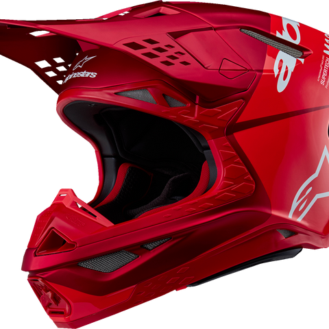 ALPINESTARS Supertech M10 Helmet - Flood - MIPS? - Red Fluo/Red - Large 8301023-3003-L