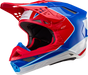 ALPINESTARS Supertech M10 Helmet - Aeon - MIPS? - Gloss Bright Red/Blue - XS 8301923-3017-XS