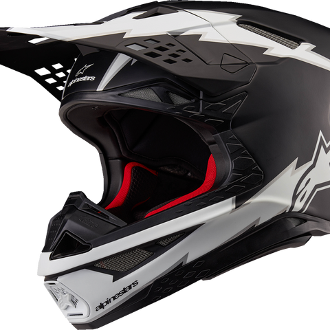 ALPINESTARS Supertech M10 Helmet - Ampress - MIPS? - Matte Black/White - XL 8300823-1121-XL