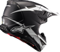 ALPINESTARS Supertech M10 Helmet - Ampress - MIPS? - Matte Black/White - Medium 8300823-1121-M