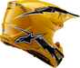ALPINESTARS Supertech M10 Helmet - Ampress - MIPS? - Gloss Black/Yellow - Large 8300823-1414-L