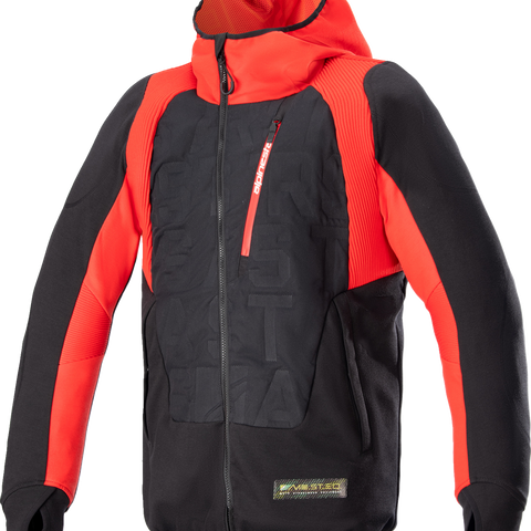 ALPINESTARS MSE Hybrid Hooded Jacket - Black/Red - 4XL 4201824-1463-4X