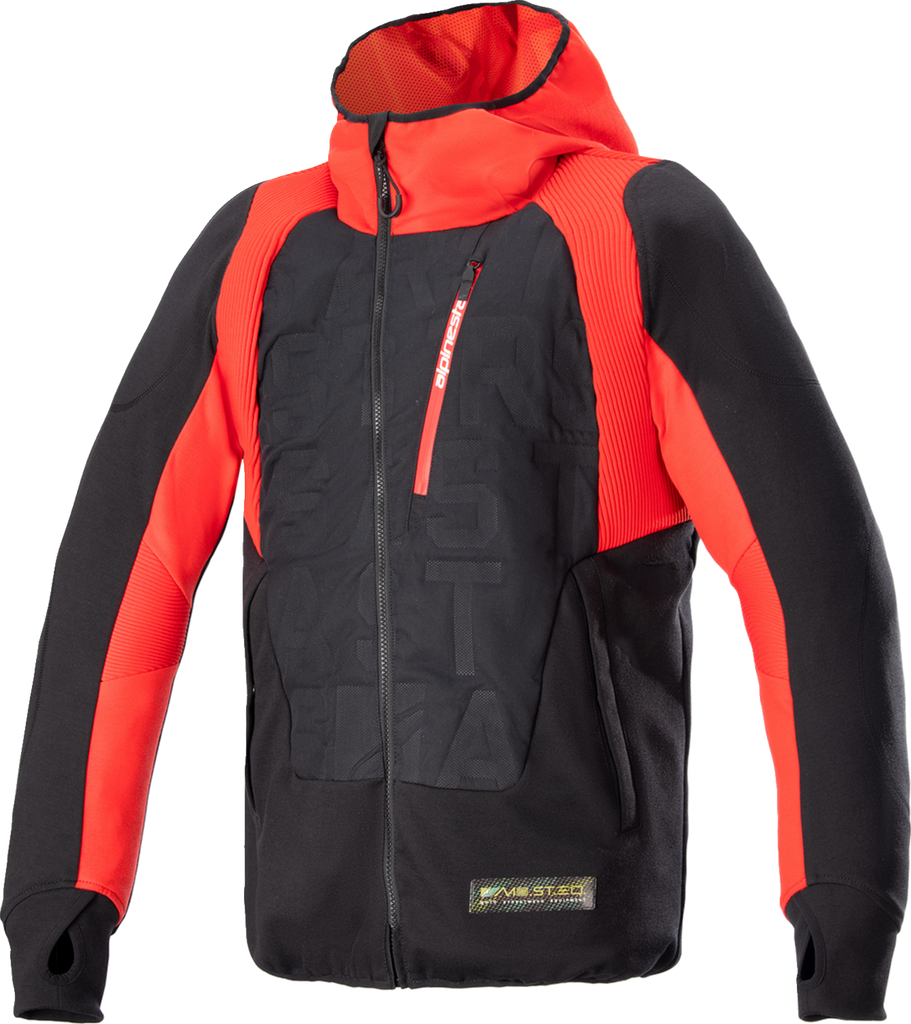 ALPINESTARS MSE Hybrid Hooded Jacket - Black/Red - Large 4201824-1463-L