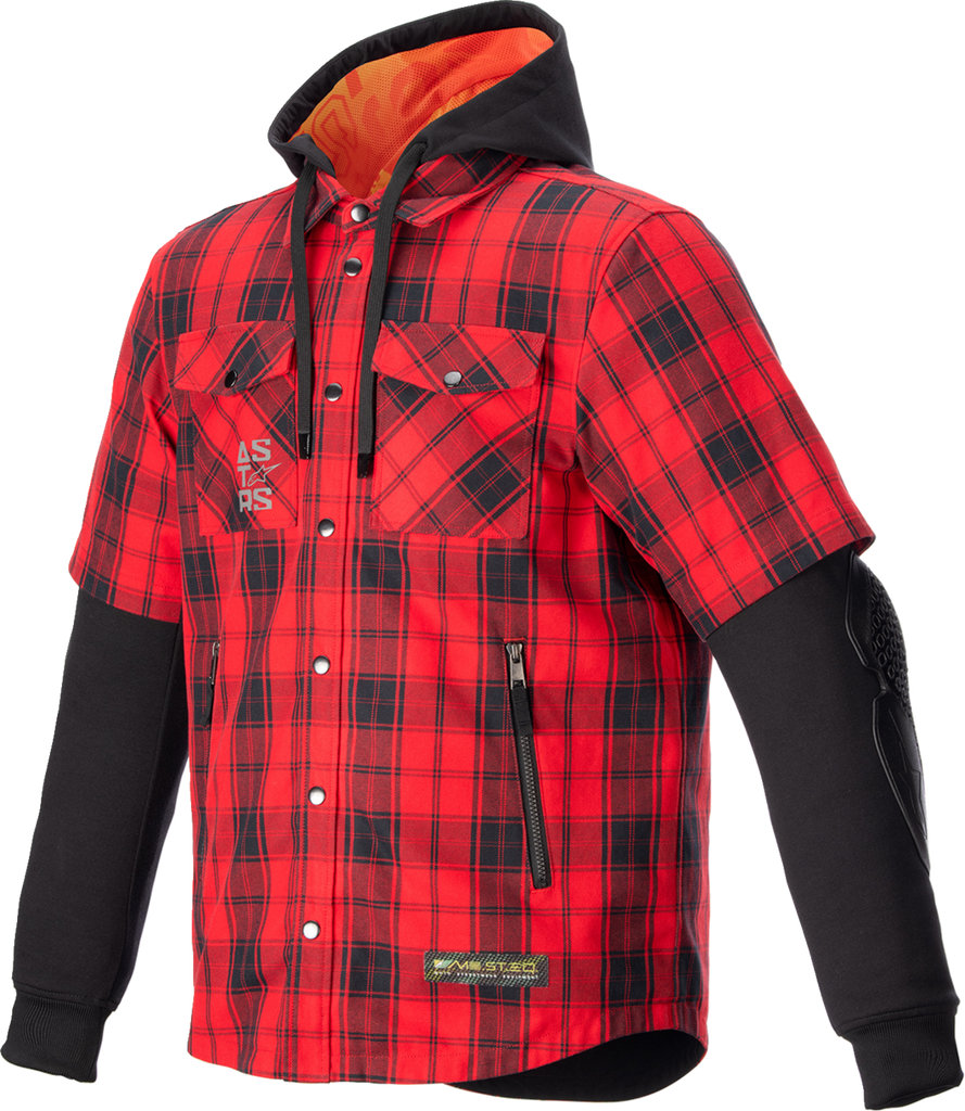 ALPINESTARS MO.ST.EQ Tartan Jacket - Red/Black - Medium 4300424-3136-M