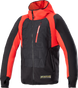 ALPINESTARS MSE Hybrid Hooded Jacket - Black/Red - Small 4201824-1463-S