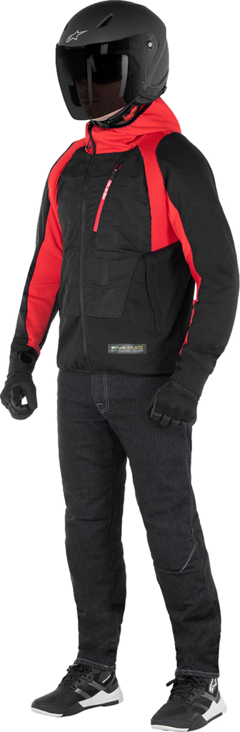 ALPINESTARS MSE Hybrid Hooded Jacket - Black/Red - Small 4201824-1463-S