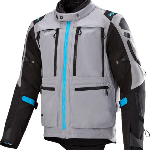 ALPINESTARS Ardent 3in1 Adventure Touring Jacket - Gray/Black/Blue - Small 3204423-9117-S