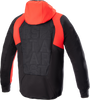 ALPINESTARS MSE Hybrid Hooded Jacket - Black/Red - 2XL 4201824-1463-2X