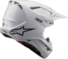 ALPINESTARS Supertech M10 Helmet - Solid - MIPS? - Gloss White - Large 8300323-2180-L