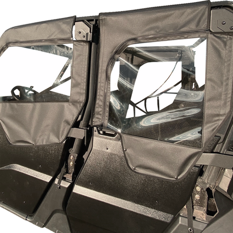 SEIZMIK Soft Upper Doors - Black - Can-Am Defender Max 51-20986
