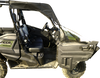 SEIZMIK Soft Doors - Middle/Rear Windows - Black - Honda Pioneer 1000 51-20983