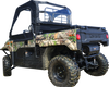 SEIZMIK Soft Upper Doors - Rear Windshield - Black - Mule Pro-MX 51-20988