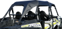 SEIZMIK Soft Upper Doors - Rear Windshield - Roof - Black - Polaris 51-20990