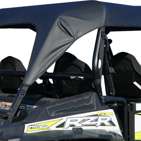 SEIZMIK Soft Upper Doors - Rear Windshield - Roof - Black - Polaris 51-20990