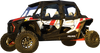 SEIZMIK Soft Upper Doors - Rear Windshield - Roof - Black - Polaris 51-20990