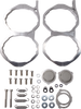 TRINITY RACING Stainless Steel Exhaust System TR-4161D-SS