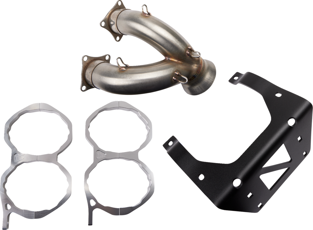 TRINITY RACING Stainless Steel Slip-On Mufflers TR-4160S-SS