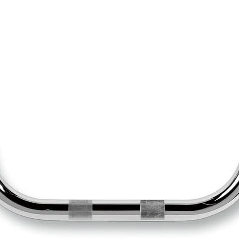 FLANDERS Handlebar - Springer-Style/Buckhorn - Knurled - Dimpled - Chrome 650-08685