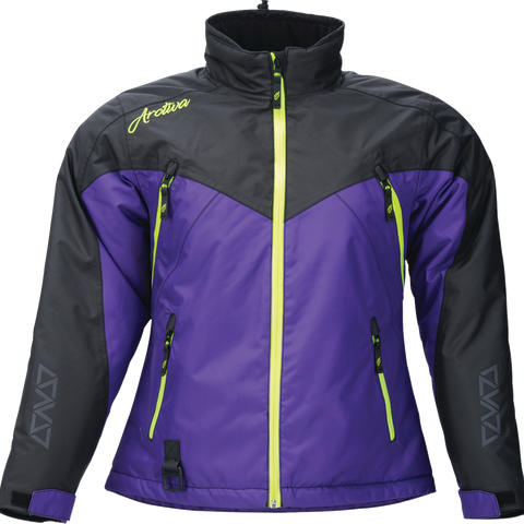 ARCTIVA Women's Pivot 7 Jacket - Black/Purple - Large 3121-0836