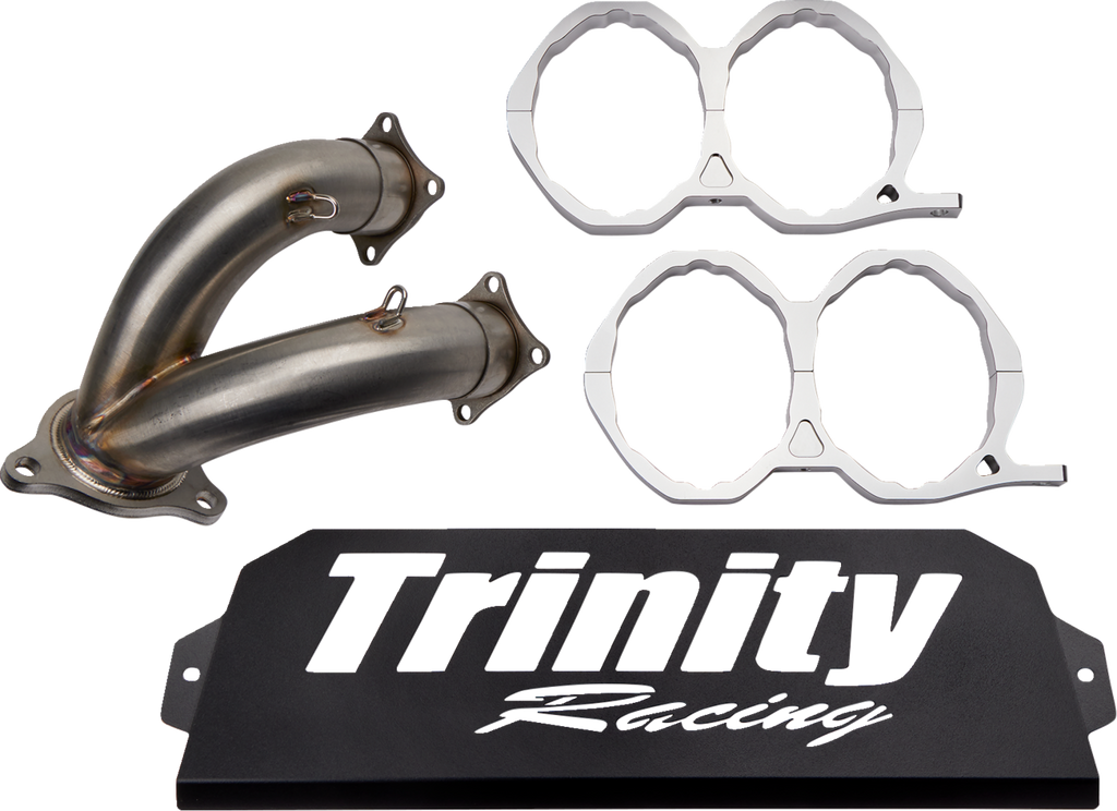 TRINITY RACING Stainless Steel Slip-On Muffler TR-4173S-SS