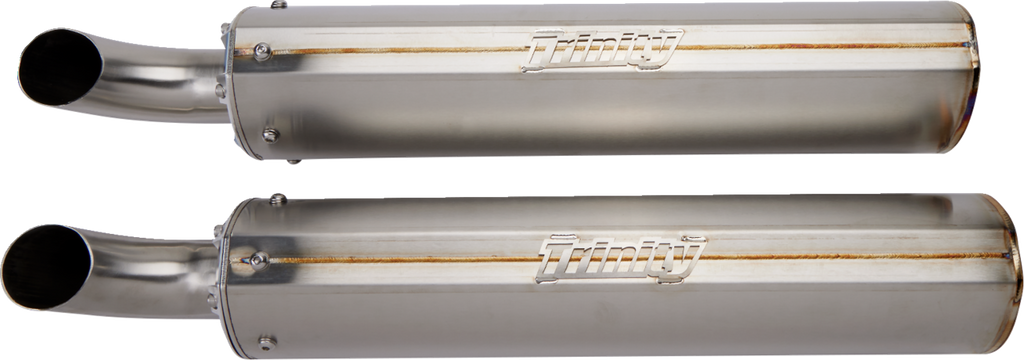 TRINITY RACING Stainless Steel Slip-On Muffler TR-4173S-SS