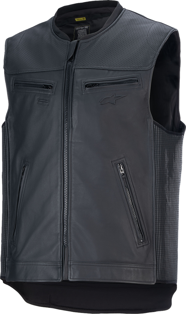 Alpinestars Tech-Air 3 Leather Airbag Vest, Black, XS - 6500124-10-XS