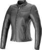 ALPINESTARS Stella Tory Leather Jacket - Black - Medium 3113824-1100-M