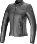 ALPINESTARS Stella Tory Leather Jacket - Black - Medium 3113824-1100-M