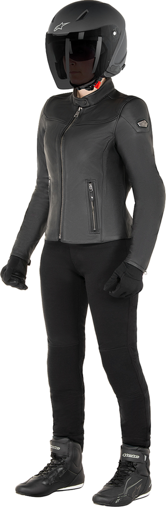 ALPINESTARS Stella Tory Leather Jacket - Black - Medium 3113824-1100-M