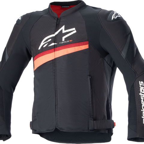 ALPINESTARS T-GP Plus R v4 Airflow Jacket - Black/ Red Fluo - Large 3300624-1030-L