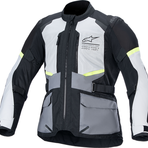 ALPINESTARS Andes Air Drystar? Jacket - Ice Gray/Dark Gray/Black - Large 3207924-9191-L