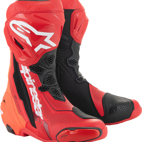 ALPINESTARS Supertech R Vented Boots - Red - US 12/EU 47 2220121-3029-47