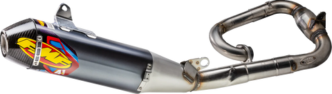 FMF Factory 4.1 RCT Exhaust System - Aluminum - Stainless Steel Header - Carbon Fiber End Cap 044477