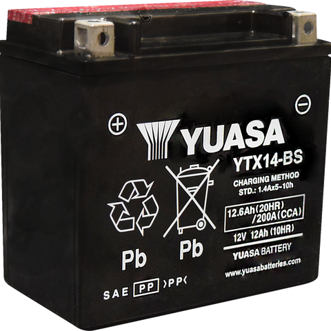 YUASA Battery - YTX14BS YUAM3RH4SIND