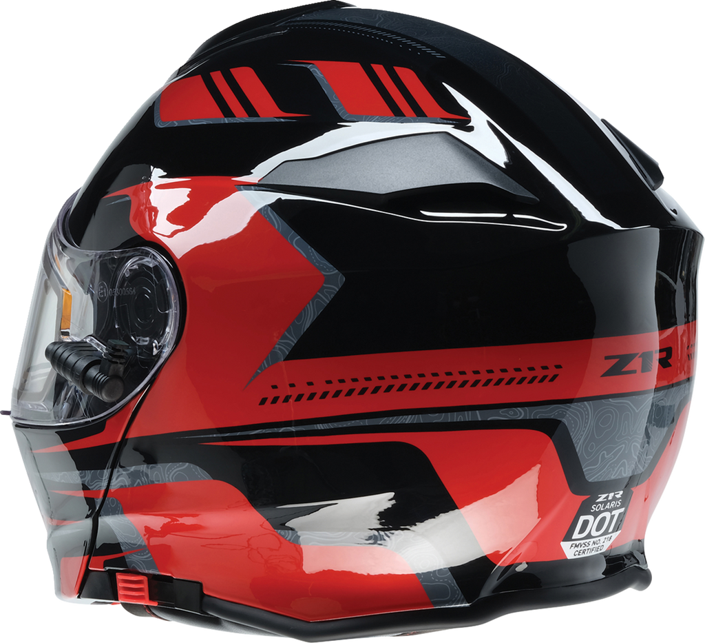 Z1R Solaris Snow Helmet - First Tracks - Black/Red - Small 0120-0826